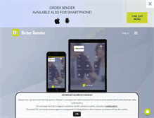 Tablet Screenshot of ordersender.com